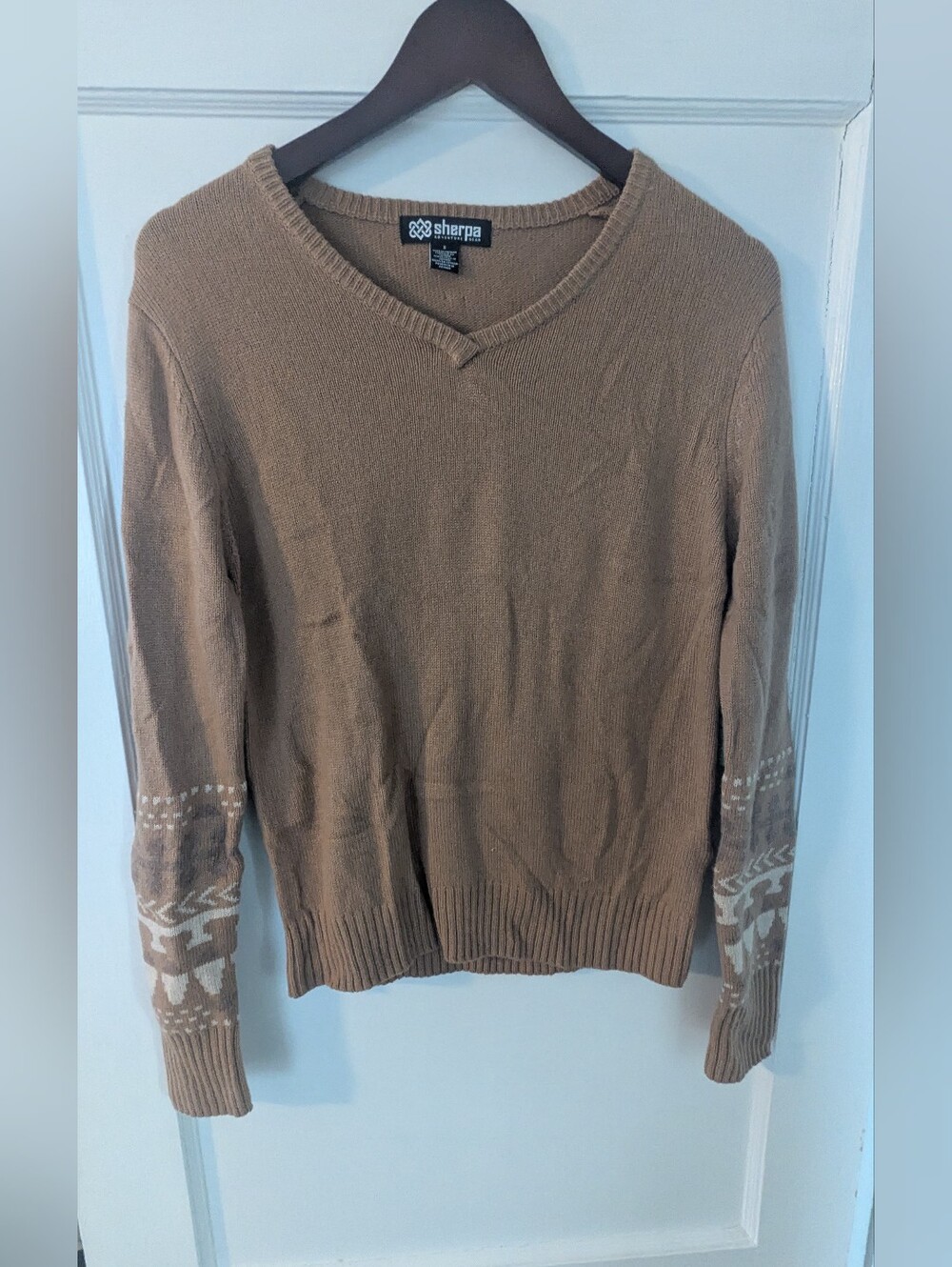 Sherpa Adventure Gear Women's V-Neck Merino Wool Sweater - Size Small